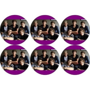 6 disques cupcake One direction