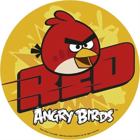 Disque anniversaire angry birds