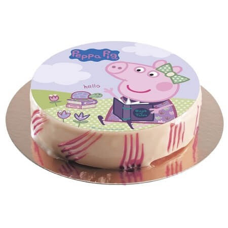 disque en sucre pour gâteaux PEPPA PIG