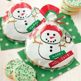 15 emballages alimentaires bonhomme de neige Wilton pour Noël