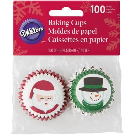 50 Caissettes cupcakes Père Noël de chez House of Marie