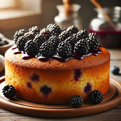 Blackberry cake, gâteau à la mûre