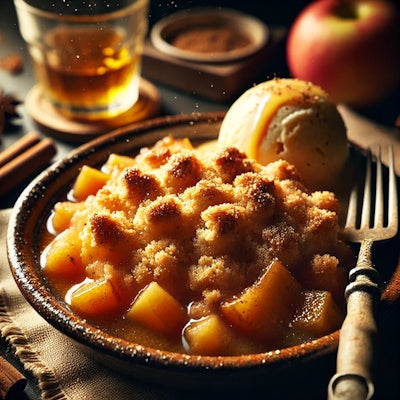 Recette de crumble pommes cannelle