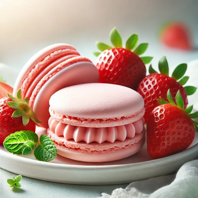Recette de macarons à la fraise