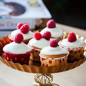 Muffins framboise chocolat blanc