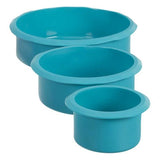 3 moules en silicone pour pièce montée