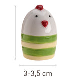 fève céramique poule
