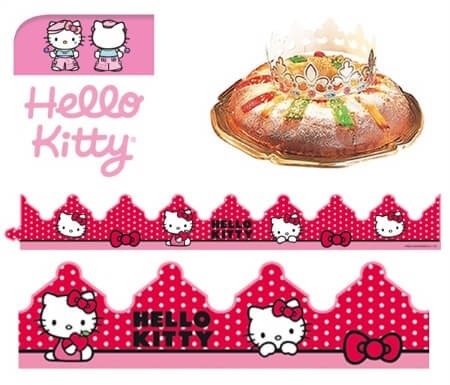 Couronne Hello Kitty pour galette des rois