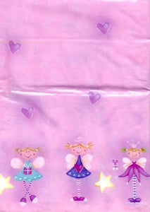 Nappe plastifiée fée rose
