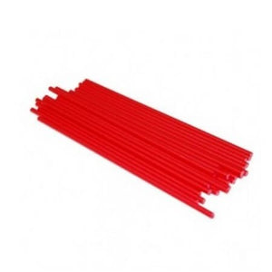 20 bâtons de sucettes rouges