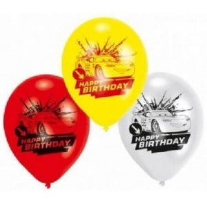 6 ballons Cars