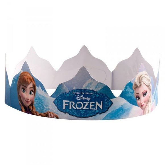 Lot de 4 Couronne de galette des rois Frozen Reine des Neiges 2