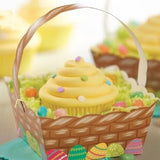 Boîtes pour présenter vos cupcakes comme dans un panier, idéal pour Pâques