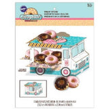 Présentoir food truck donuts