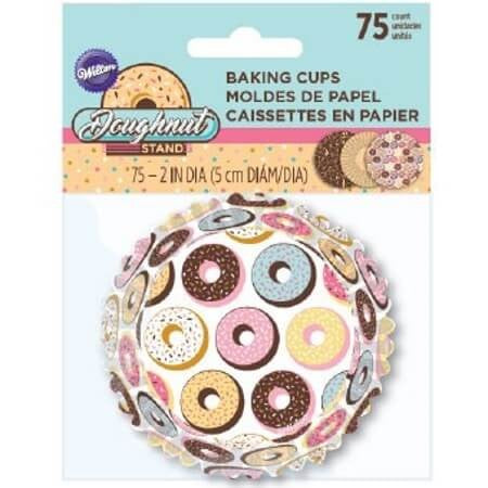 Caissettes pour cupcakes motifs donuts