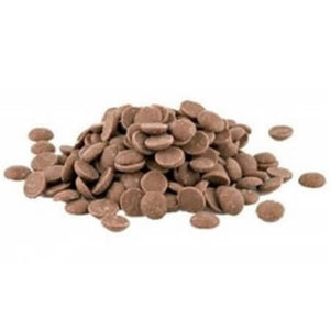Pistoles de chocolat au lait de couverture