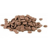 Pistoles de chocolat au lait de couverture