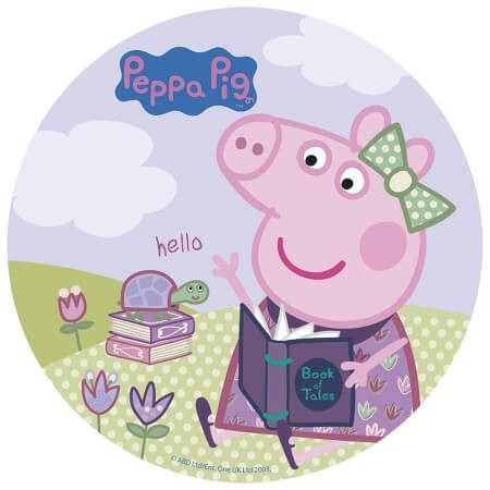 Disque Pate De Sucre Peppa Pig Diamètre 21cm - cooketi