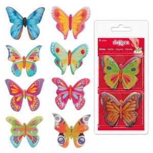 Papillons azyme pour décoration de gâteaux, cupcakes