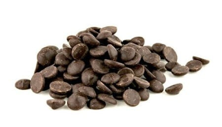 Pistoles de chocolat de couverture 72%