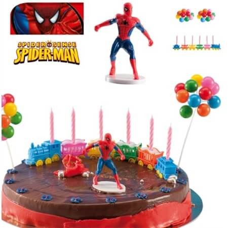 kit spiderman pour décoration anniversaire spiderman