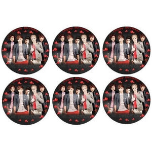 6 disques cupcake anniversaire one direction