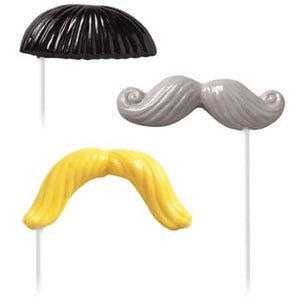Moule sucettes moustaches