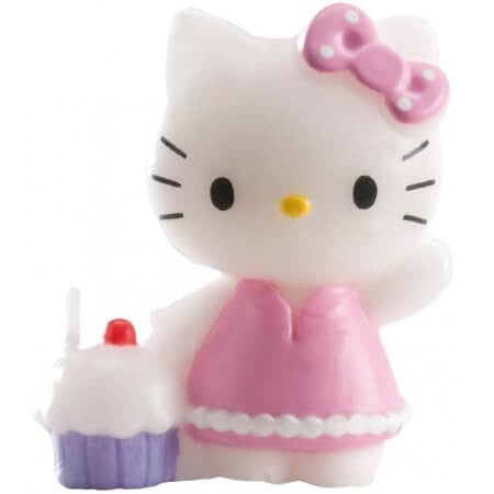 Bougie d'anniversaire Hello Kitty