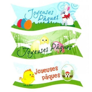 Décor comestible Joyeuses Pâques