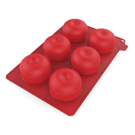 Moule Silicone Pomme 3D - 15 Cavités - Pour Chocolat, Gâteau, Mousse - Résistant De -40°C à 240°C