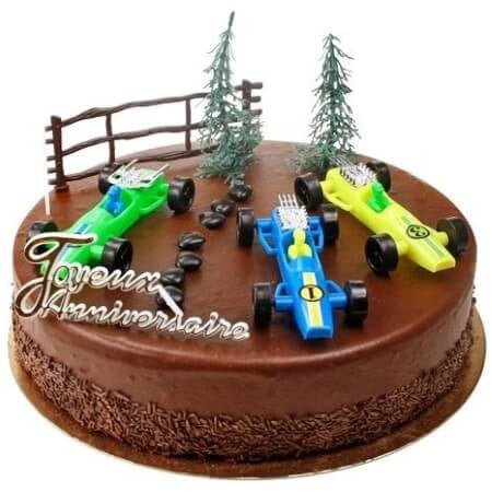 Décoration gâteau formule 1