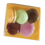 fève céramique macarons